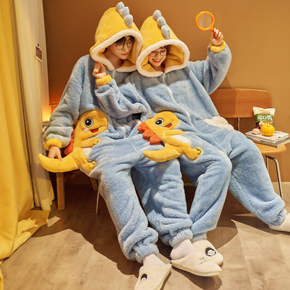 Adults Matching Animal Onesies