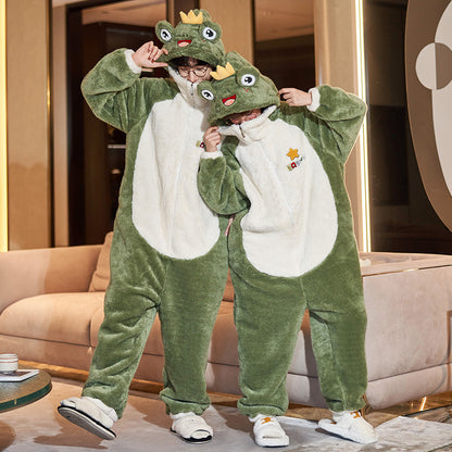 Adults Matching Animal Onesies