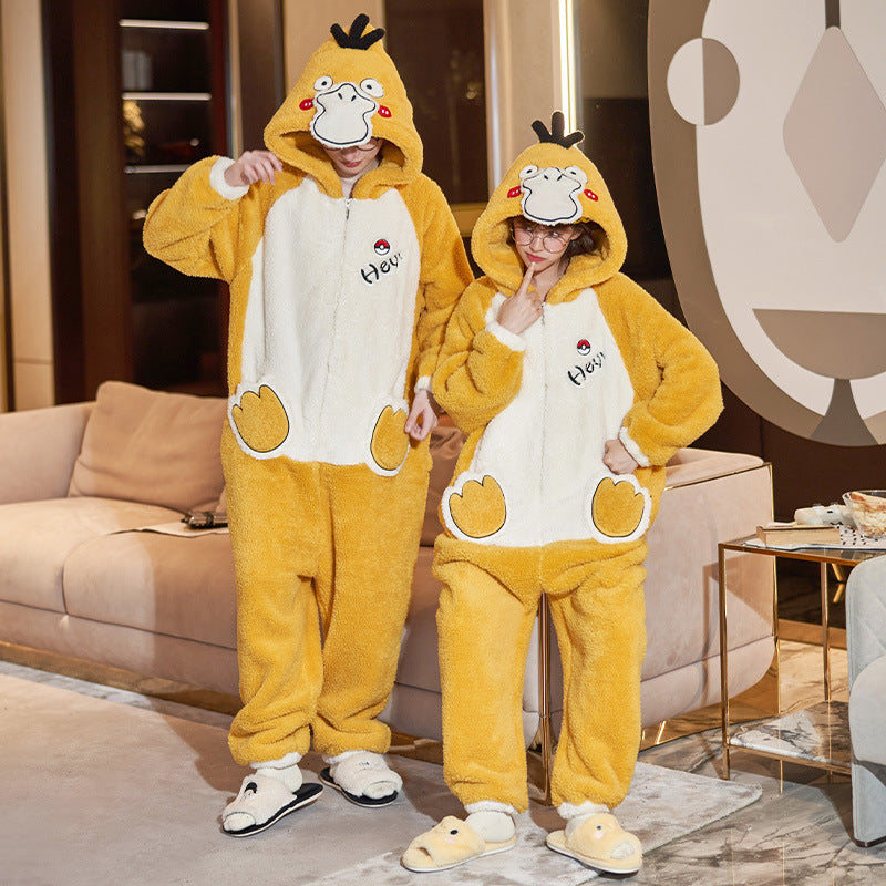 Adults Matching Animal Onesies